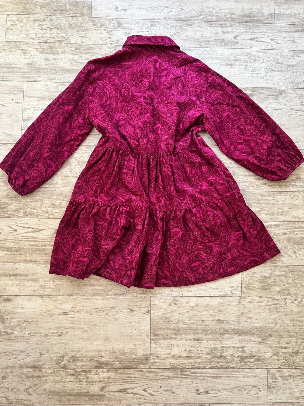 The Bettina Tiered Shirt Dress by Maeve Mini Corduroy
Edition Size M - Picture 14 of 16
